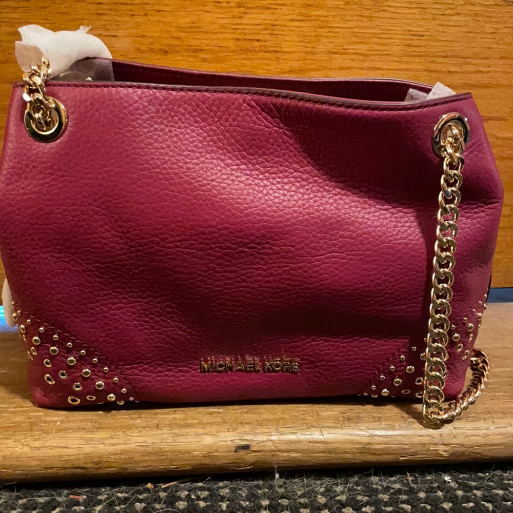 New Michael Kors Mulberry Messenger Bag
